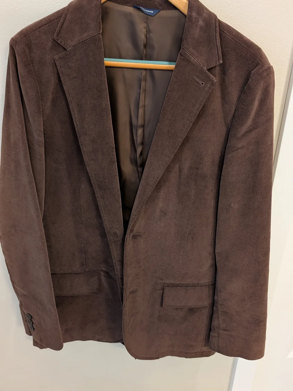 Gap Men's Brown Corduroy Blazer - Classic Casual Tailoring - Size M